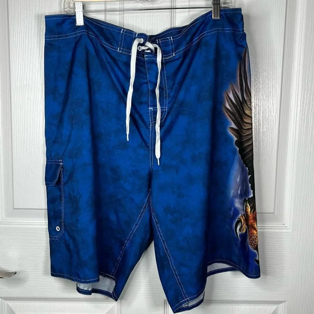 The Mountain Screaming Eagle Swim Trunks Sz XL